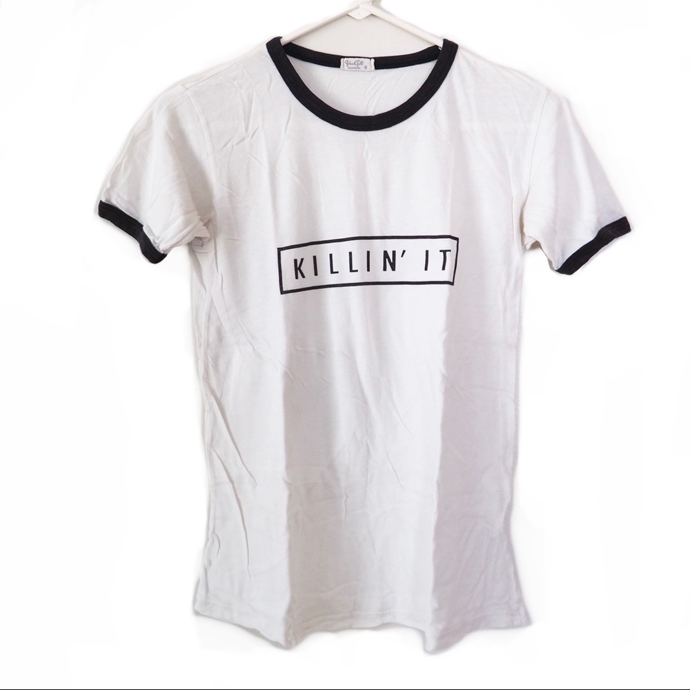 Brandy Melville Killin It Graphic Ringer